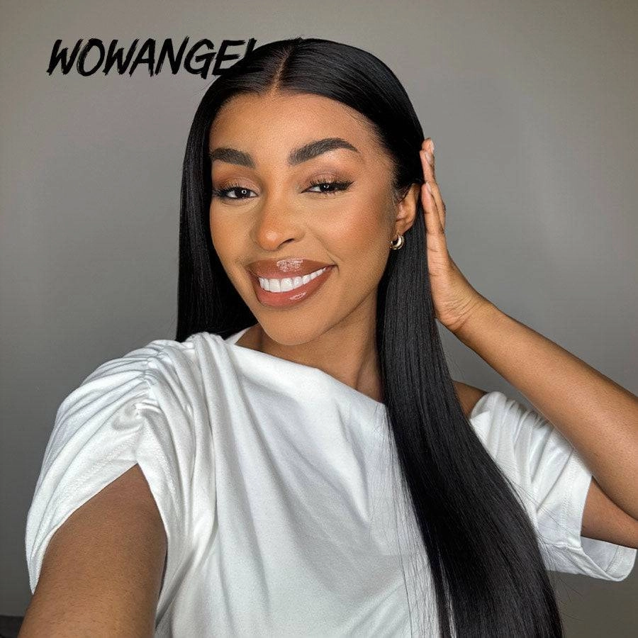 UK Shipping | WOWANGEL 13X6 Skinlike Real HD Lace Front Wigs Straight