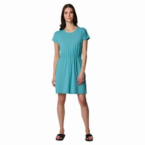 Women's Chill River SS Dress Teal