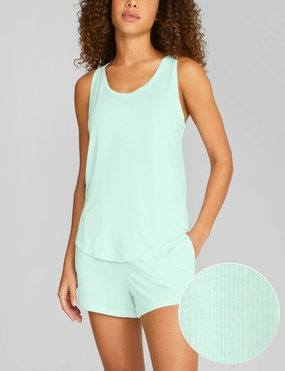 Women's Second Skin Luxe Rib Sleep Tank