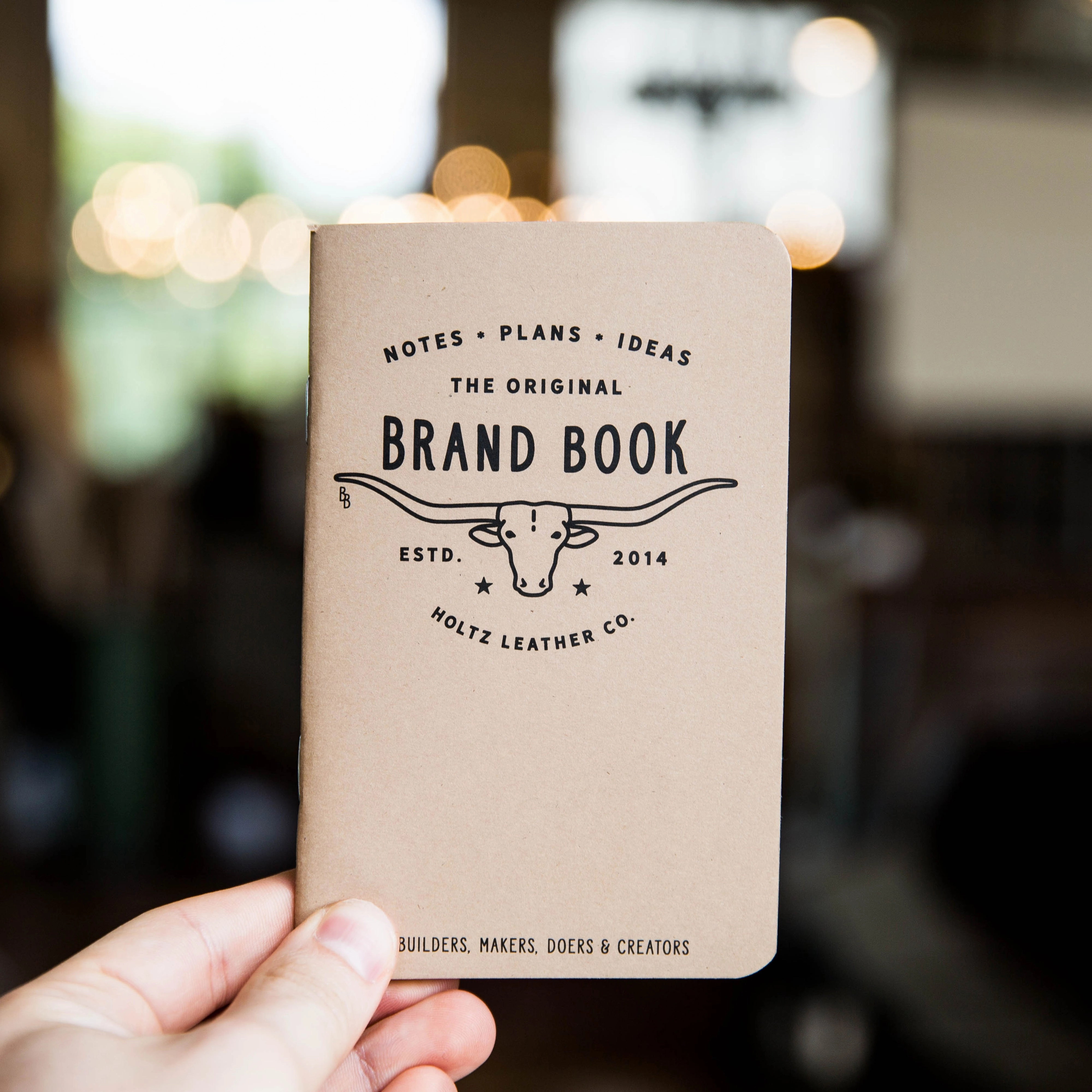 Your Logo   Our Leather - The Logbook Fine Leather Field Notes Moleskine Wallet Pocketbook Cover - Custom Logo and Corporate Gifitng